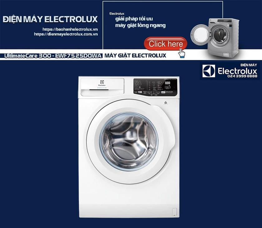UltimateCare 300 - EWF7525DQWA Máy giặt Electrolux Uy tín, tiết kiệm điện, bền bỉ, hiệu quả cao, dịch vụ sửa chữa điện lạnh Nguyễn Dương. Liên hệ 0988 177 888 để tư vấn và đặt hàng.