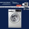 Máy giặt Electrolux Uy tín, thiết kế hiện đại, tích hợp công nghệ giặt nhanh, tiết kiệm điện và nước, phù hợp cho gia đình, dịch vụ sửa chữa, bảo trì điện lạnh Nguyễn Dương.