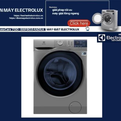Electrolux máy giặt cửa trước, thiết kế hiện đại, công nghệ giặt sạch, tiết kiệm điện năng, phù hợp cho gia đình Việt.