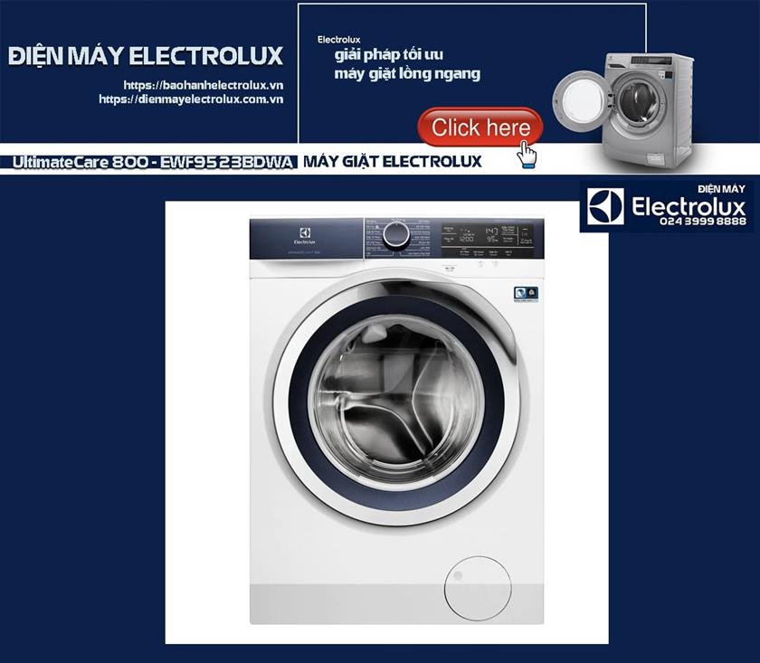 UltimateCare 800 - EWF9523BDWA Electrolux máy giặt tiên tiến, thiết kế gọn nhẹ, tiết kiệm điện năng, phù hợp cho gia đình, dịch vụ sửa chữa điện lạnh tại Nguyễn Dương.