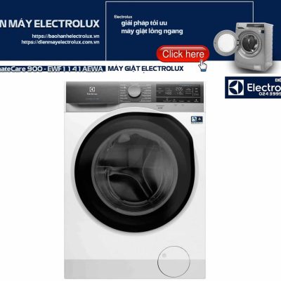 Máy giặt Electrolux UltimateCare 900 EWF1141AEWA, công nghệ giặt sạch, vận hành êm ái, tiết kiệm điện nước, phù hợp cho gia đình. Hàng Uy tín Electrolux tại Nguyên Dương, liên hệ 0988 177 888.