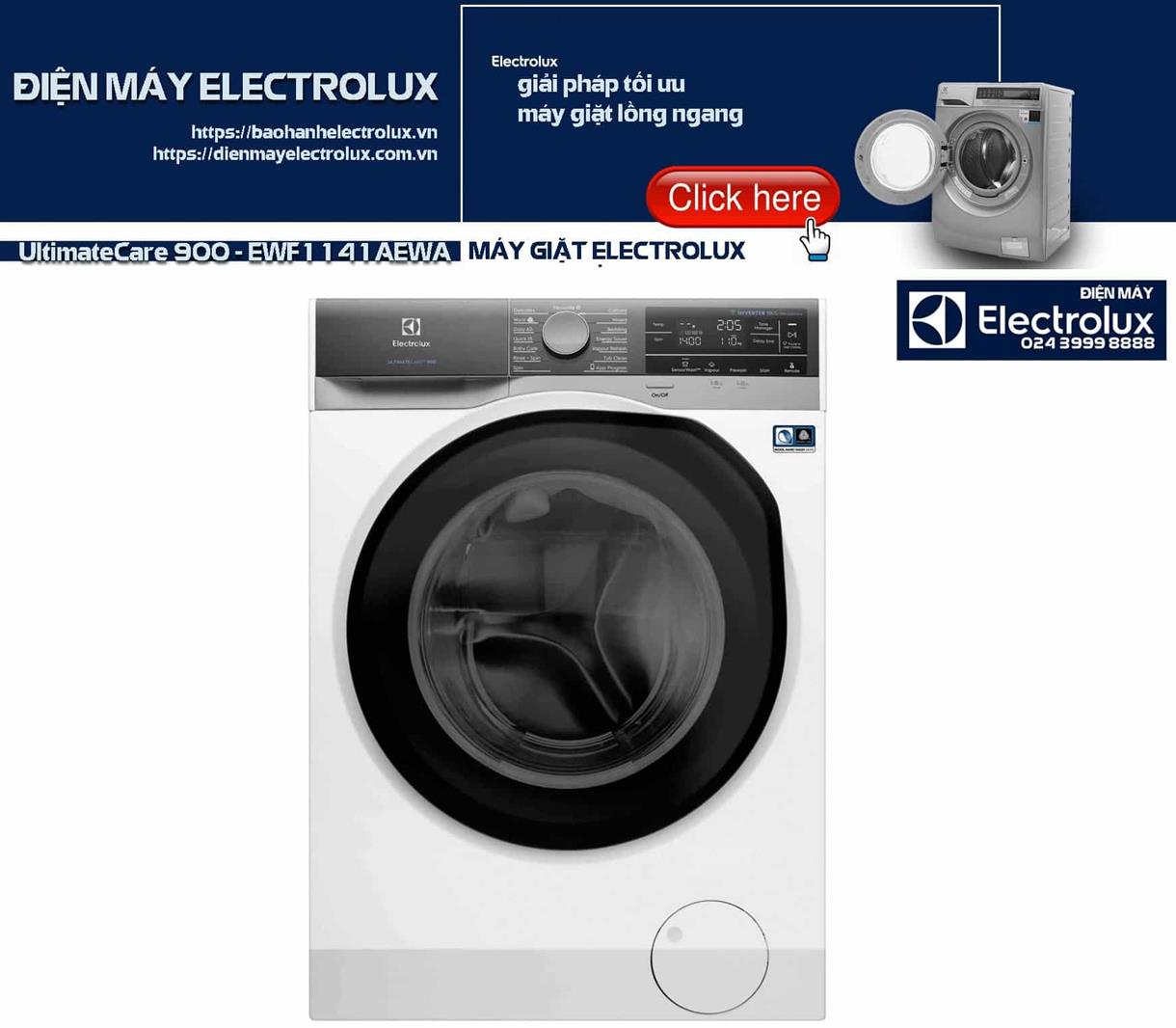 UltimateCare 900 - EWF1141AEWA Máy giặt Electrolux UltimateCare 900 EWF1141AEWA, công nghệ giặt sạch, vận hành êm ái, tiết kiệm điện nước, phù hợp cho gia đình. Hàng Uy tín Electrolux tại Nguyên Dương, liên hệ 0988 177 888.