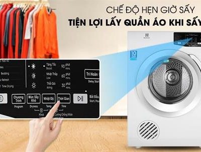 Máy sấy quần áo thông minh, tiện lợi, tự động lấy áo sau khi sấy xong, giúp tiết kiệm thời gian và công sức cho gia đình. Địa chỉ điện tử điện lạnh Nguyên Dương, số điện thoại 0988 177 888.