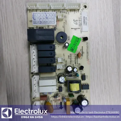 Chuyên cung cấp linh kiện điện tử tủ lạnh Electrolux ETB2600BG, đảm bảo chất lượng cao, phù hợp nhiều dòng tủ lạnh Electrolux, dịch vụ uy tín, giao hàng nhanh tại Việt Nam.