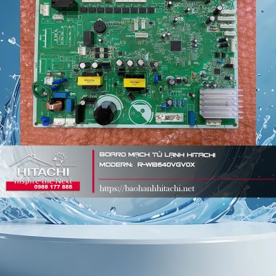 Bo mạch điều whenh nhiệt độ Hitachi, mainboard tủ lạnh R-WB640VEVOX, linh kiện điện tử, sửa chữa điện lạnh, linh kiện tủ lạnh Hitachi, dịch vụ sửa chữa điện tử tủ lạnh, bảo trì thiết bị lạnh, địa chỉ uy tín, liên hệ 0988 177 888.